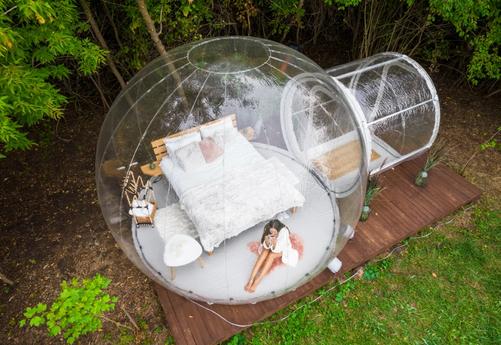 inflatable lawn tent bubble